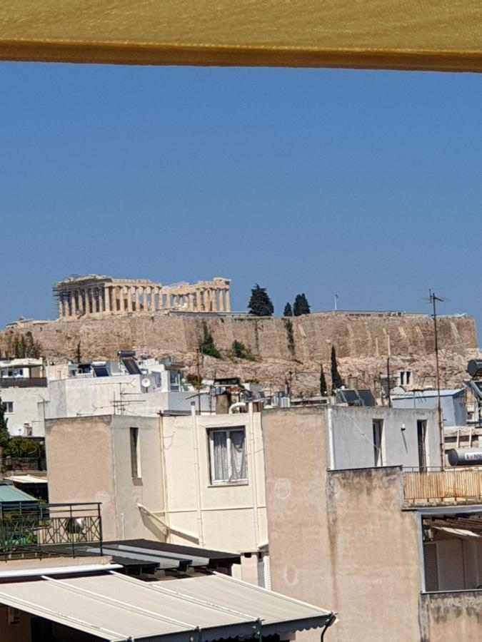 Renovated Studio With Roof Garden Access, 15 M Walk To Acropolis Appartement Athene Buitenkant foto